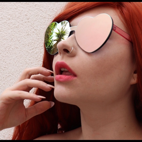 Sugar Drop Heart Sunglasses - Picture 2 of 2